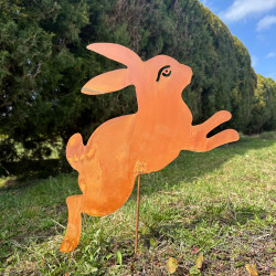 Springender Hase